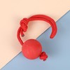 Sarini 2 Pack Elastic Dog Ball with Rope, Natural Rubber