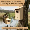 Wood Duck House, Sturdy Weather-Resistant Nesting Box and Shelter