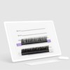 Auto Fan False Eyelashes Women Professional Salon Black Volume False