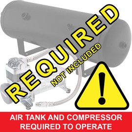 Vixen Horns Train Horn for Truck/Car. 3 Air Horn Black Heavy Duty Trumpets. Super Loud dB. Fits 12v Vehicles like Semi/Pickup/Jeep/RV/SUV VXH3418B