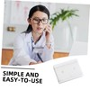 ULTECHNOVO 200pcs Eyeglass Non-slip Stickers for Optical Lens Processing Transparent