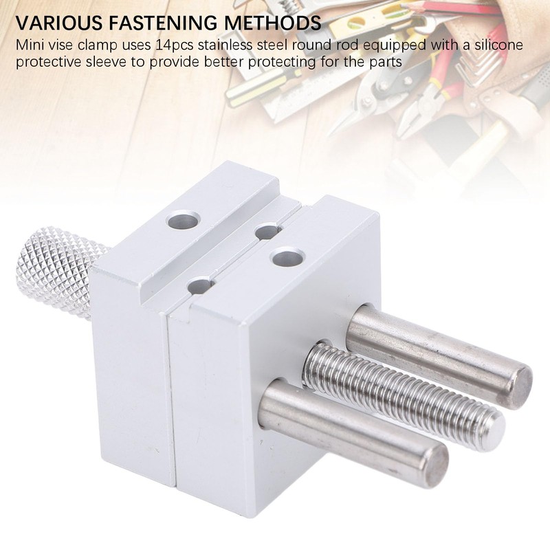 Adjustable Mini Vise Clamp for Jewelry Making, Electronics Repair with