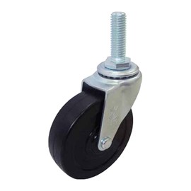 Uei Caster: L Series LT Type Flexible Caster Rubber Car Wheel Diameter 2.6 in (65 mm) Screw Size M0.5 x 1.4 in (12 x 35 mm) Pitch: 0.6 in (1.75 mm) Manufacturer Model: LT-65RH, M12 x 35