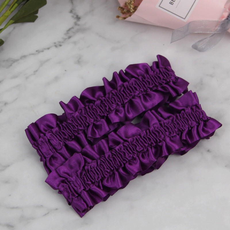 Purple Sleeve Garters,2 Pcs Vintage Anti Slip Sleeve Arm Band
