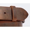 Distressed Leather Belt, Worn Leather Look, 100% Full Grain Leather