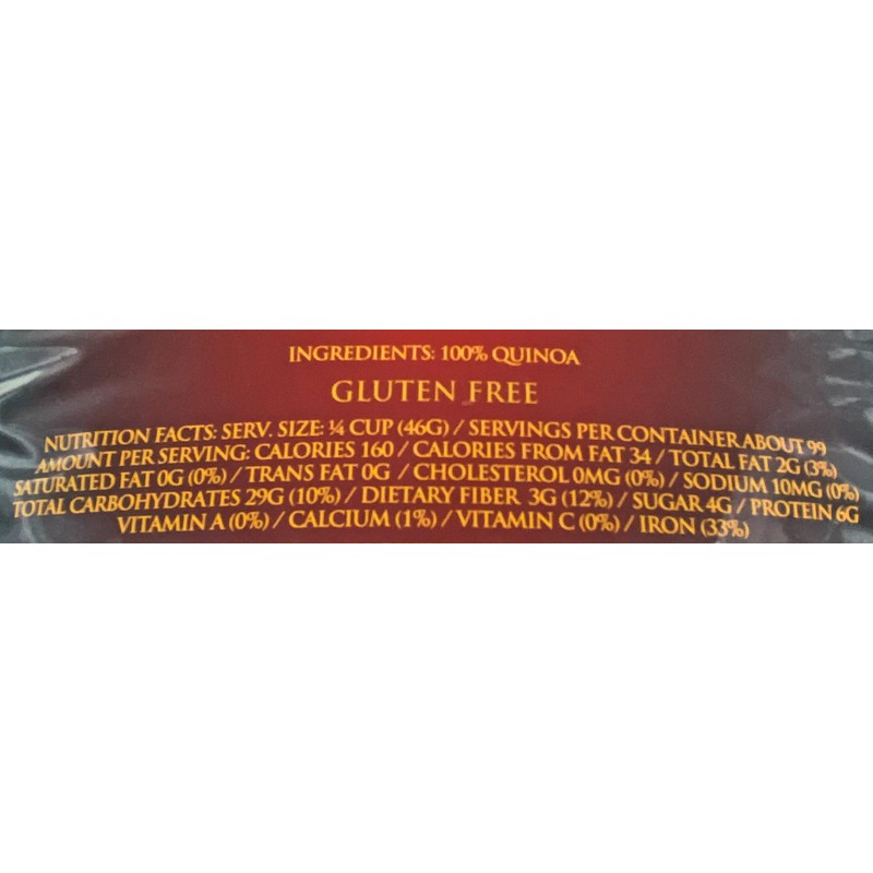 Supremo Italiano Prewashed Red Quinoa | Gluten Free | 10