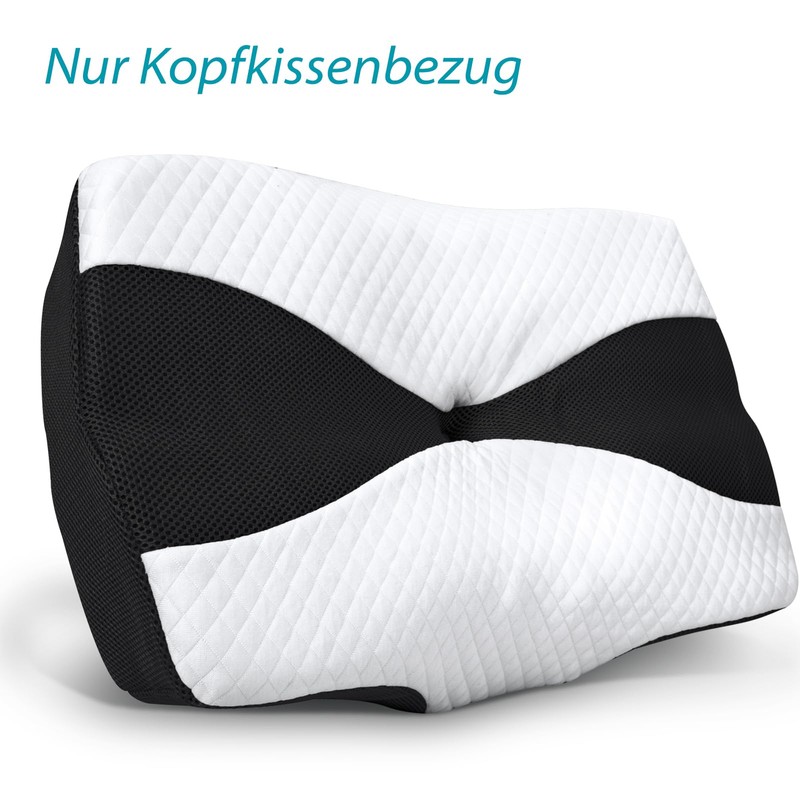 SAHEYER Cushion Covers, Odourless Memory Foam Pillowcase, Washable Replacement Cushion