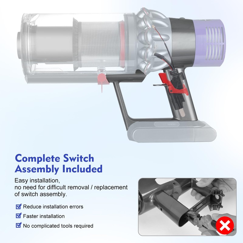 V10 SV12 Main Body Assembly Housing Replacement for Dyson V10