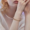 Clearine Ladies Bracelet Wedding Bridal Crystal Rhinestone Pearl Stretch Bangle