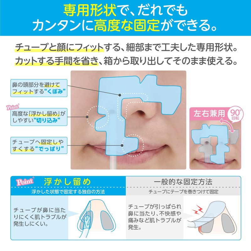 skinix YB-P6060 Clear Hold for Nose, 2.4 x 2.4 inches