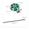 Relaxdays Plant Growing Supports, Stable Plant Clips, Twist Ties, Binding