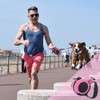 Retractable Dog Lead for Small, Medium and Large Dogs, Pink,