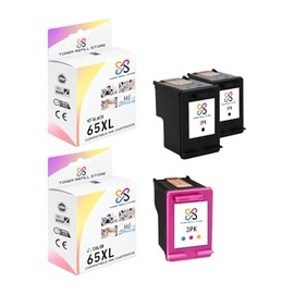 Toner Refill Store Compatible Ink Cartridge Replacement for HP 65XL N9K04AN N9K03AN High Yield Works with HP Deskjet 3720 3721 3730 3732 3752 3755 3758 Printers (Black, Color, 3 Pack)