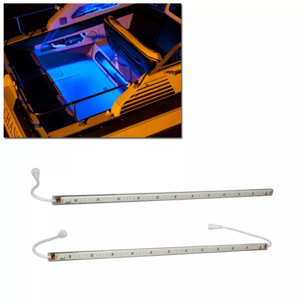 LEDGlow 2pc LEDGlow Blue LED Boat Deck & Cabin Marine