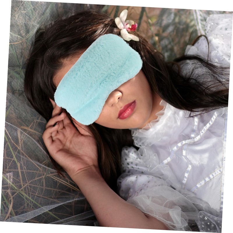 TOVINANNA 8Pcs Fluffy Eye Masks Skin Friendly Sleeping Blindfolds Comfortable