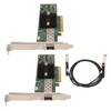 2PCS MNPA19 XTR 10Gb SFP+ PCIE Network Card with 3.28ft