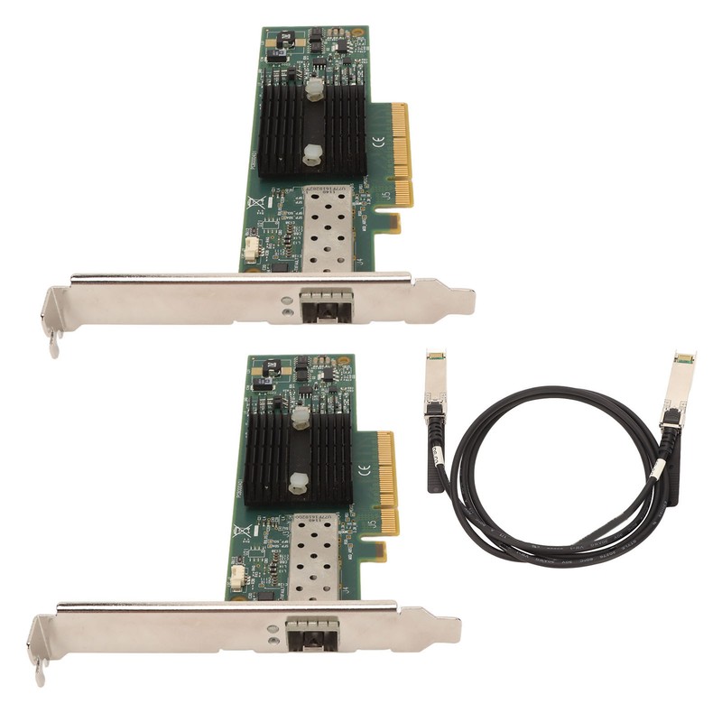 2PCS MNPA19 XTR 10Gb SFP+ PCIE Network Card with 3.28ft