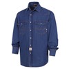 BOCOMAL FR Shirts Washed Denim EX Soft Lightweight Smooth Fit
