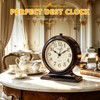 Silent Quartz Desk Clock, Beautiful and Convenient Clock