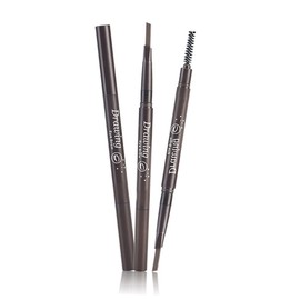 Ipetboom Travel-sized Eyebrow Pencil Brush Set Easy Application Waterproof 2-in-1 Design