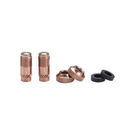 BBB BTI-165 Core Cap for Bicycles, Valve Cap, Compatible with Presta Valves, Inflates with Air While On, Comfortable Air Pressure Management, No Dedicated Adapter Required, Copper