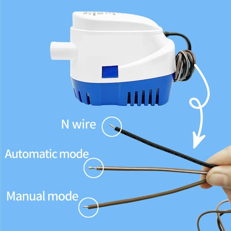 Amarine Made 12v 760gph Auto Submersible Boat Bilge Water Pump