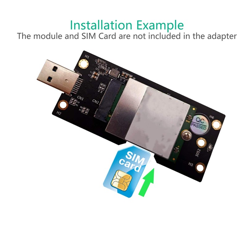 SIM Card Extender Adapter Kit M.2 to USB 3.0 Adapter