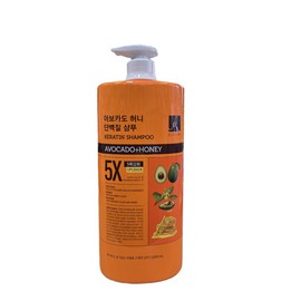Elastine Avocado Honey Protein Shampoo 1350ml, 1.35L, 1 bottle / 엘라스틴 아보카도 허니 단백질 샴푸 1350ml, 1.35L, 1개