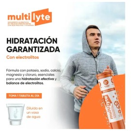 Electrolitos Con Magnesio, Minerales y Potasio | Hidratación | Multilyte 20 Tabs