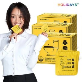 Holidays H Holidays Daily Refreshing Kwaebyeon Suukbyeon 14 packs 3 boxes (6 week supply) / H 홀리데이즈 매일 상쾌한 쾌변 쑤욱변 14포 3박스 (6주분)