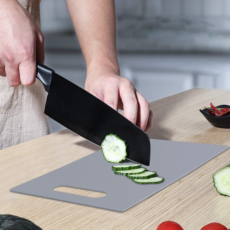Dynko 6-Pack Chopping Board Mats, Plastic Kitchen Cutting Boards, White