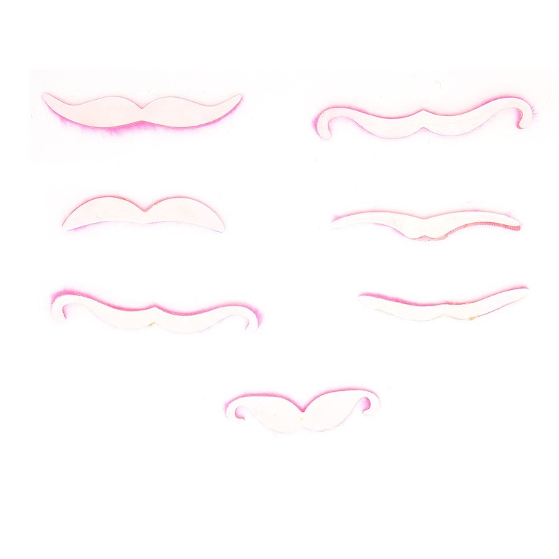 Fake Moustache Costume Fake Moustaches Pink Flannel Birthday