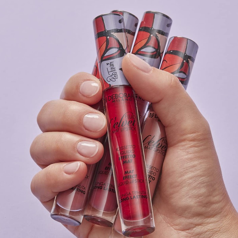 Deborah Milano Fluid Velvet Mat Lipstick, No. 8 Classy Mauve