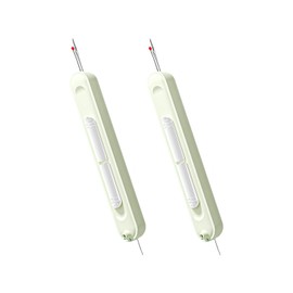 2 in 1 Plug-in Needle Threader and Seam Ripper, Stretchable Thread Remover and Needle Threading Tool for Hand Sewing, Quilting, Knitting, and Embroidery Supplies，Sewing Tools for Older People（2pcs）