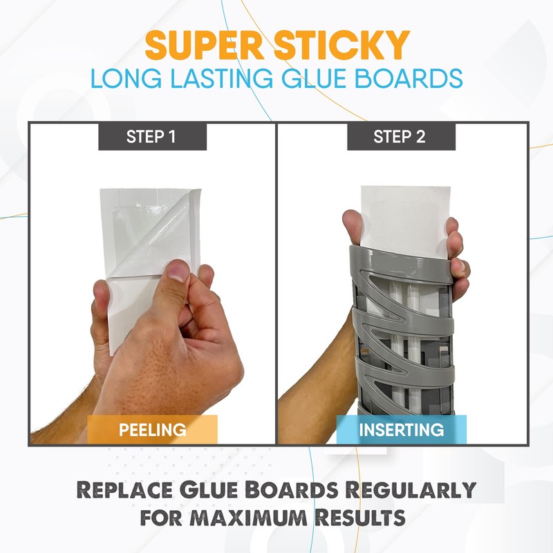 Flyweb Fly Light Glue Boards 1 Pack of 10 Replacement