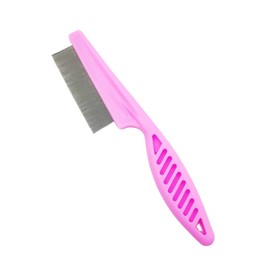 1 x Ultra Fine 14cm Flea/Lice Comb for Dogs/Cats [Hot Pink]