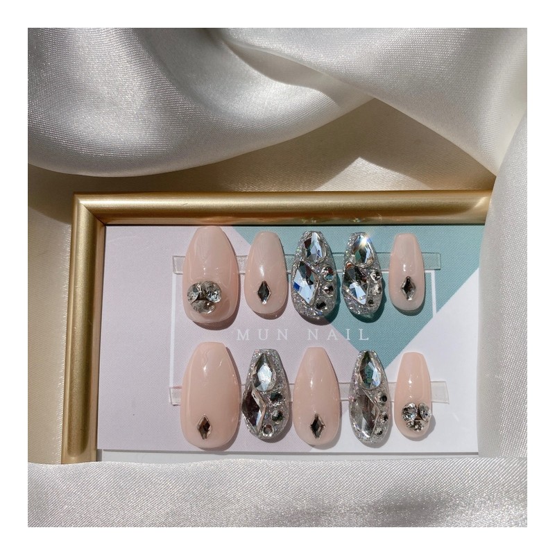 MunNail Bling Bling - Long Oval / MunNail 블링블링 -