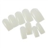 BOO6-500 Natural/White False Fake Full Nails