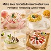 Electric Snow Cone Shaved Ice Machine, Handheld Shaved Ice &