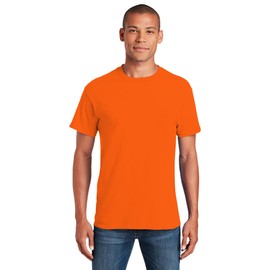 Heavy Cotton 100% Cotton Tshirt (G500) Orange, S