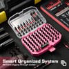 Geinxurn 83Pieces Impact Screwdriver Bits Set, Magnetic S2 Steel Phillips/Square