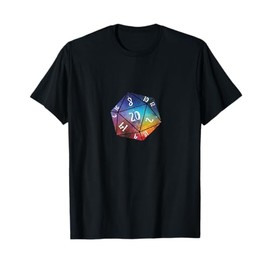 Universe Vintage/Retro D20 Dice DnD T-Shirt T-Shirt