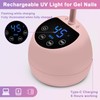 ANRUI Mini UV Lampe für Nägel mit Smart Auto-Sensor, Rosa
