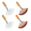 4PCS Fan Facial Brushes, Esthetician Fluffy Fan Blush Brush
