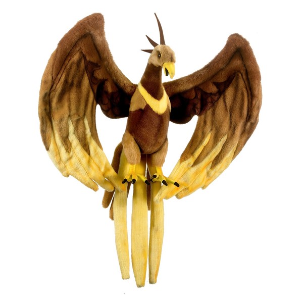 HANSA Fire Bird Phoenix Collectible Plush, Brown, 16"