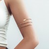 Inateannal Boho Upper Arm Cuff Bracelet Gold Upper Arm Wrap