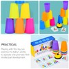 BESTonZON 1 Set Battle Cup Game Stacking Toys Stacking Toys
