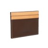 MASSENI Premium Italian Leather Slim Card Holder, Small Capacity, Genuine