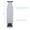 Ironing Board Cover, Full Size Scorch Resistant Padding, Elastic Edge,