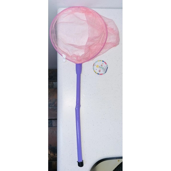 Unbranded Kids Butterfly Fishing Net Insect Catch Mesh Pole Pond